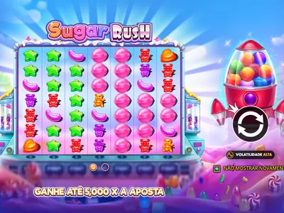 Ecrã inicial da demo de Sugar Rush